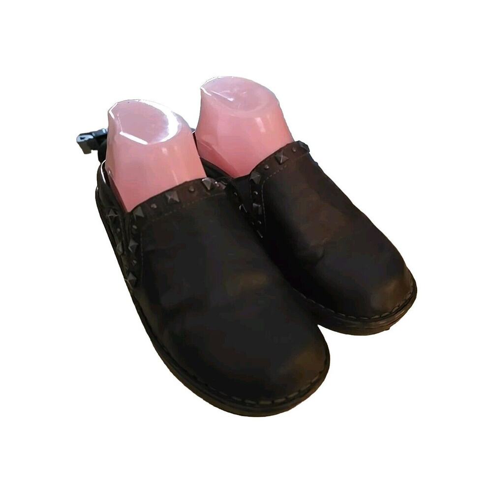 Durango Dream Brown Leather Easy Slider Slip‎ On Clogs Shoes Womans Size 7.5M